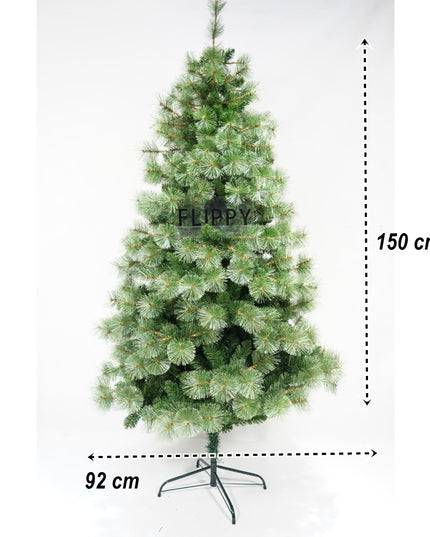 Brad artificial de Craciun tip pin, pentru interior/exterior, inaltime , diametru , 400 ramuri