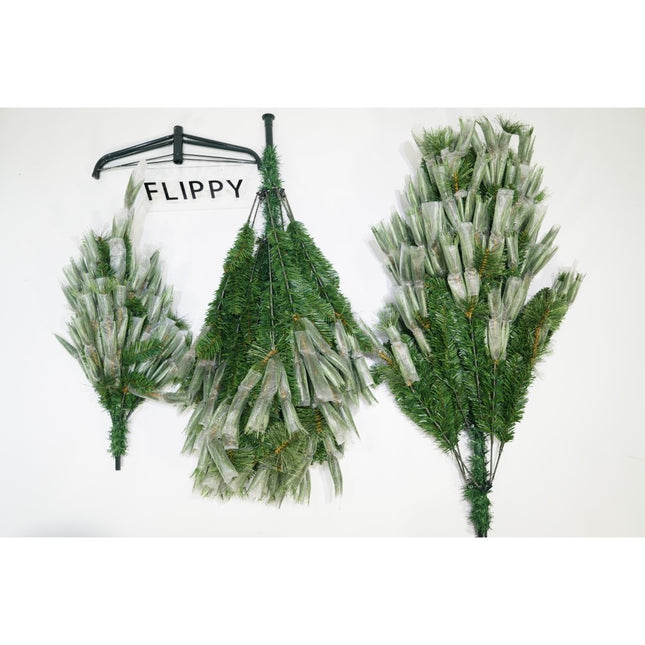 Brad artificial de Craciun tip pin, pentru interior/exterior, inaltime , diametru , 980 ramuri