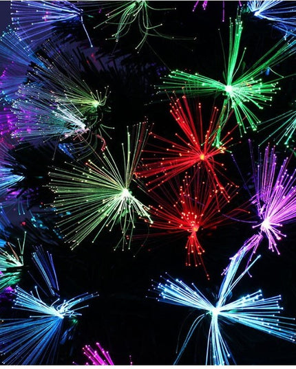 Brad Artificial Luminos de Craciun, inaltime , Ramuri cu Fibra Optica