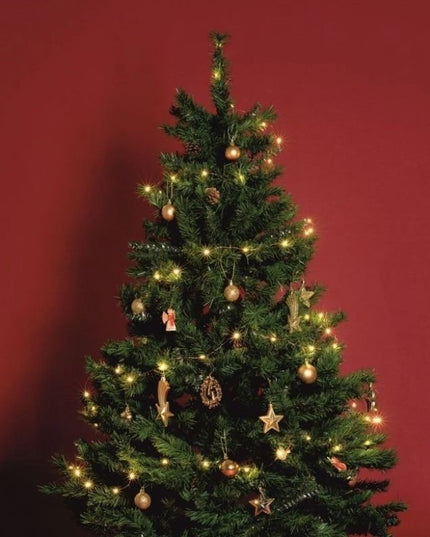 Brad de Craciun artificial cu suport inclus , 240 ramuri/varfuri, material plastic, suport clasic, fara iluminare, utilizat pentru interior/exterior