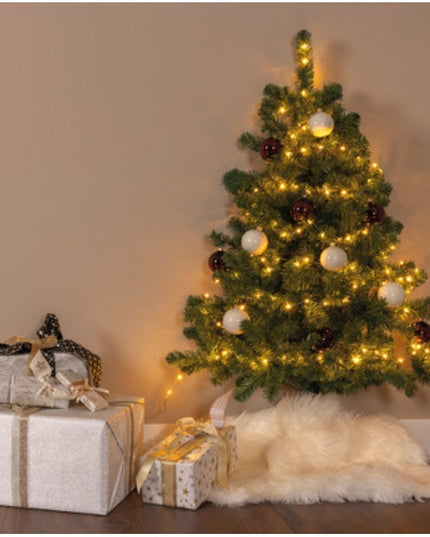 Brad de Craciun artificial cu suport inclus , 240 ramuri/varfuri, material plastic, suport clasic, fara iluminare, utilizat pentru interior/exterior