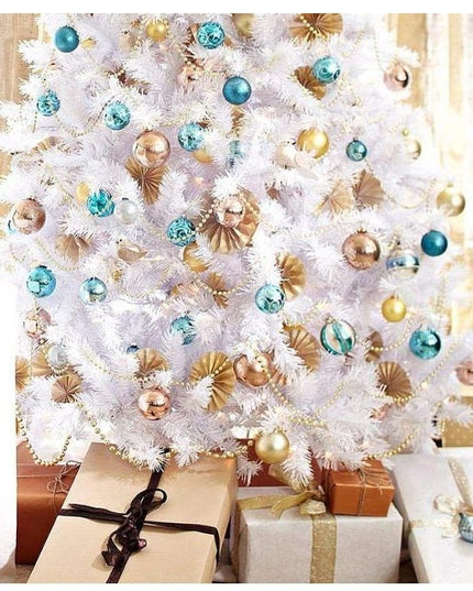 Brad de Craciun artificial cu suport inclus , 600 ramuri/varfuri, material plastic, suport clasic, fara iluminare, utilizat pentru interior/exterior