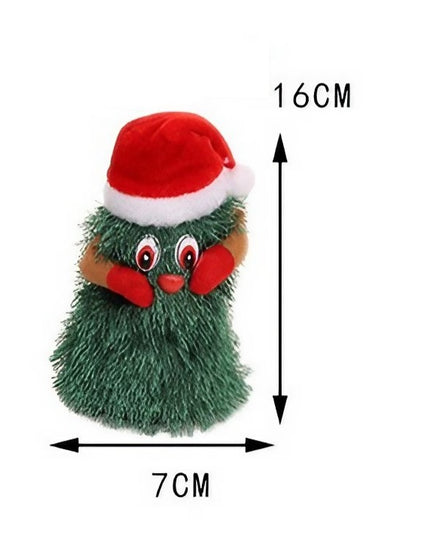 Bradut Dansator si Cantaret, Decoratiune de Craciun, Jucarie Interactiva, Inaltime