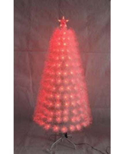 Brazi de Craciun albi cu fibra optica