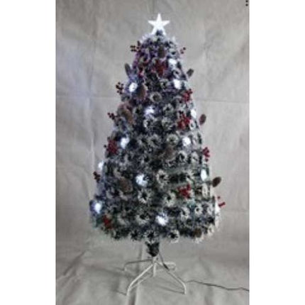 Brazi de Craciun cu fibra optica colorata