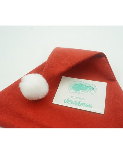 Caciulita de Mos Craciun, cu braduti ,led si muzica, rosie, marime universala, poliester
