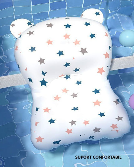 Cada de Baie, pentru Copii 0 luni - 6 Ani, cu Termometru, Pliabila, Perna Suport Inclusa, din Plastic