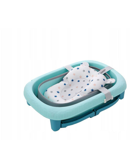 Cada Pliabila pentru Baie, din PP+TPE, pentru Copii 0-6 Ani, cu Picioare, Suport de Sezut, Scurgere Etans
