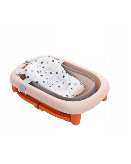 Cada Pliabila pentru Baie, din PP+TPE, pentru Copii 0-6 Ani, cu Picioare, Suport de Sezut, Scurgere Etans
