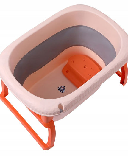 Cada Pliabila pentru Baie, din PP+TPE, pentru Copii 0-6 Ani, cu Picioare, Suport de Sezut, Scurgere Etans