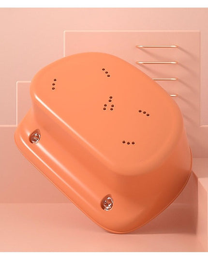 Cada Pliabila pentru Baie, din PP+TPE, pentru Copii 0-6 Ani, cu Picioare, Suport de Sezut, Scurgere Etans