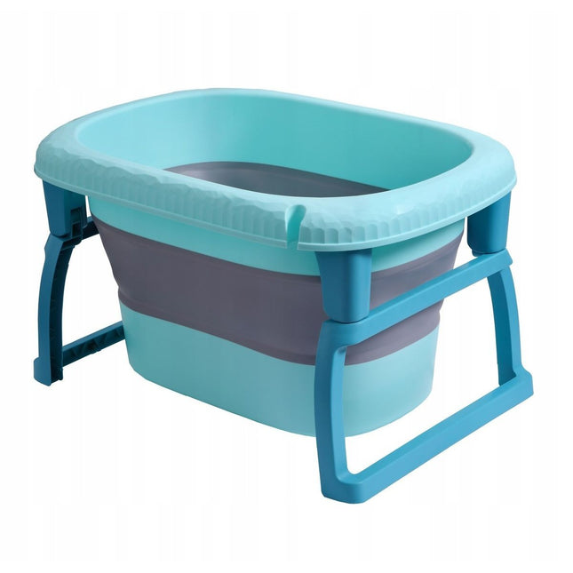 Cada Pliabila pentru Baie, din PP+TPE, pentru Copii 0-6 Ani, cu Picioare, Suport de Sezut, Scurgere Etans