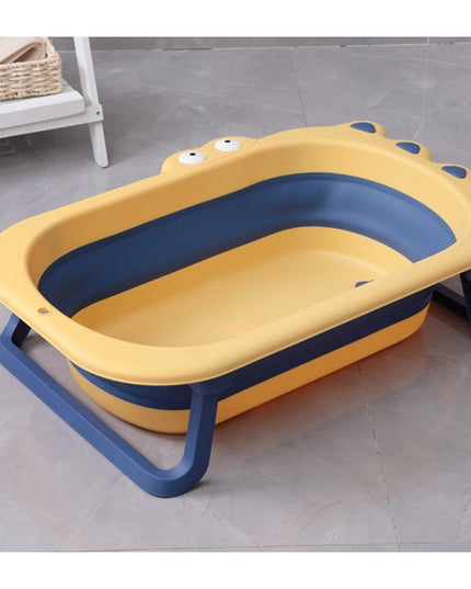 Cada Pliabila pentru Baie, din PP+TPR, pentru Copii 0-6 Ani, Model Crocodil, Dop de Scurgere