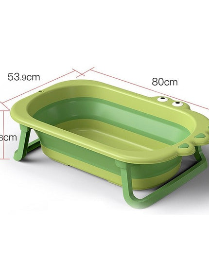 Cada Pliabila pentru Baie, din PP+TPR, pentru Copii 0-6 Ani, Model Crocodil, Dop de Scurgere