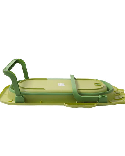 Cada Pliabila pentru Baie, din PP+TPR, pentru Copii 0-6 Ani, Model Crocodil, Dop de Scurgere