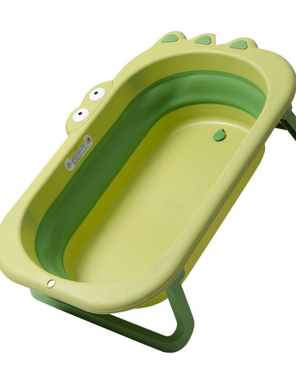 Cada Pliabila pentru Baie, din PP+TPR, pentru Copii 0-6 Ani, Model Crocodil, Dop de Scurgere