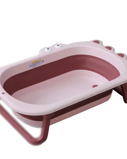 Cada Pliabila pentru Baie, din PP+TPR, pentru Copii 0-6 Ani, Model Crocodil, Dop de Scurgere