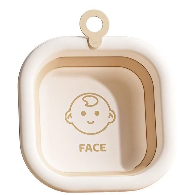 Cada Pliabila pentru Baie pentru Copii, Cadita pentru Bebelusi, Model Patrat pentru Fata