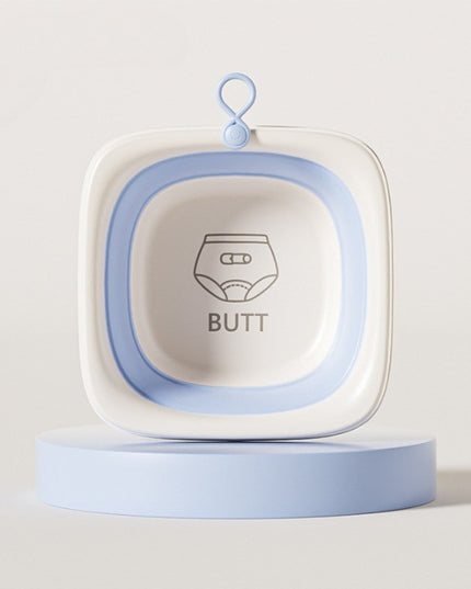 Cada Pliabila pentru Baie pentru Copii, Cadita pentru Bebelusi, Model Patrat pentru Fundulet