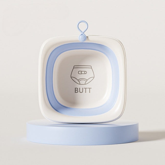 Cada Pliabila pentru Baie pentru Copii, Cadita pentru Bebelusi, Model Patrat pentru Fundulet