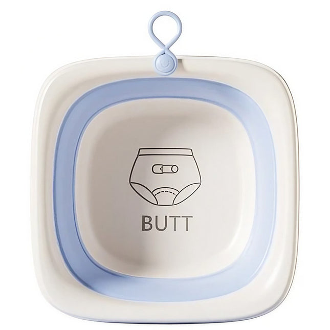 Cada Pliabila pentru Baie pentru Copii, Cadita pentru Bebelusi, Model Patrat pentru Fundulet