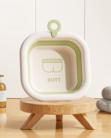 Cada Pliabila pentru Baie pentru Copii, Cadita pentru Bebelusi, Model Patrat pentru Fundulet