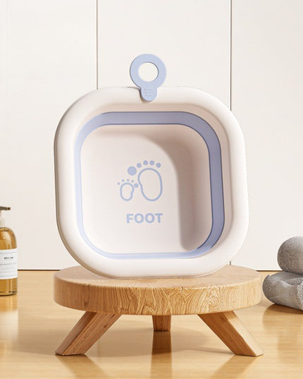 Cada Pliabila pentru Baie pentru Copii, Cadita pentru Bebelusi, Model Patrat pentru Picioare