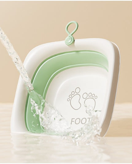 Cada Pliabila pentru Baie pentru Copii, Cadita pentru Bebelusi, Model Patrat pentru Picioare