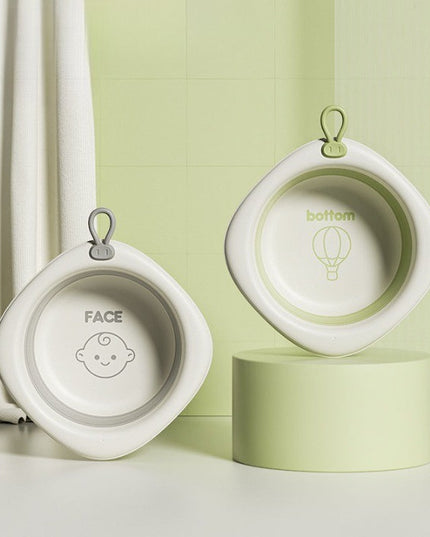 Cada Pliabila pentru Baie pentru Copii, Cadita pentru Bebelusi, Model Romb cu Balon