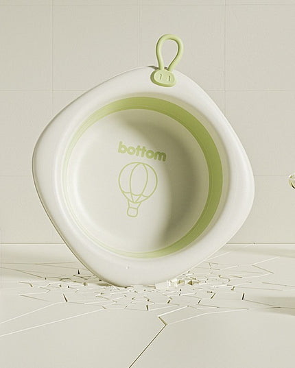 Cada Pliabila pentru Baie pentru Copii, Cadita pentru Bebelusi, Model Romb cu Balon