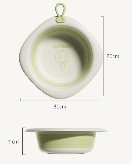 Cada Pliabila pentru Baie pentru Copii, Cadita pentru Bebelusi, Model Romb cu Balon