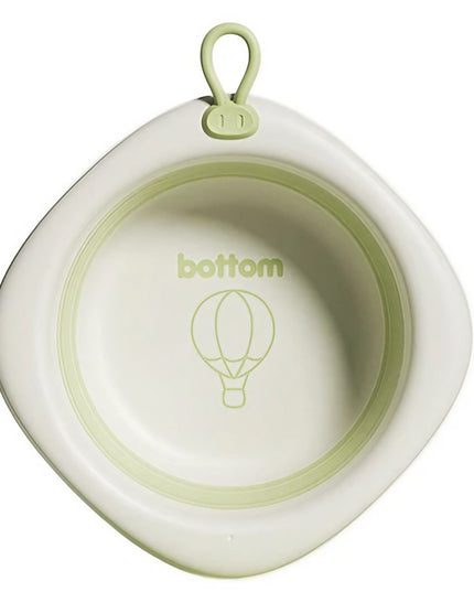 Cada Pliabila pentru Baie pentru Copii, Cadita pentru Bebelusi, Model Romb cu Balon