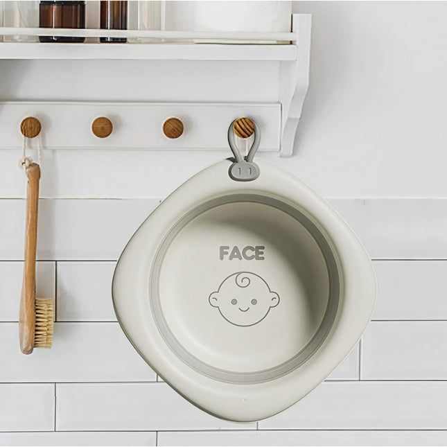 Cada Pliabila pentru Baie pentru Copii, Cadita pentru Bebelusi, Model Romb pentru Fata