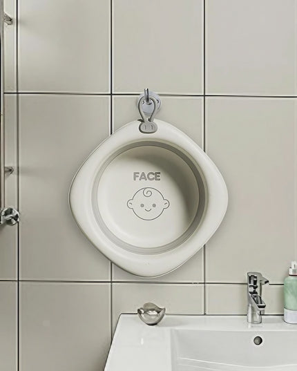 Cada Pliabila pentru Baie pentru Copii, Cadita pentru Bebelusi, Model Romb pentru Fata