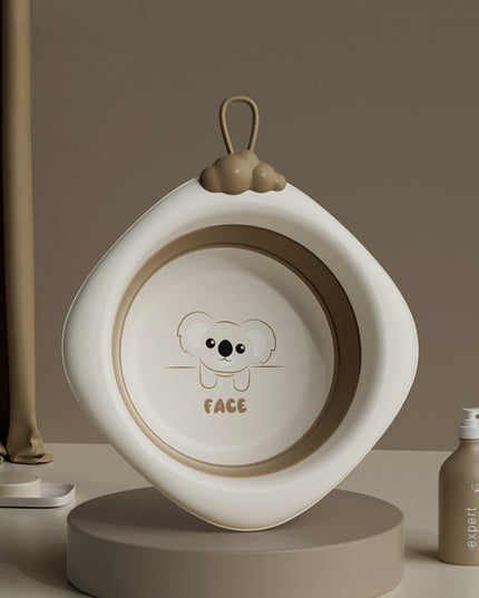 Cada Pliabila pentru Baie pentru Copii, Cadita pentru Bebelusi, Model Romb pentru Fata Koala