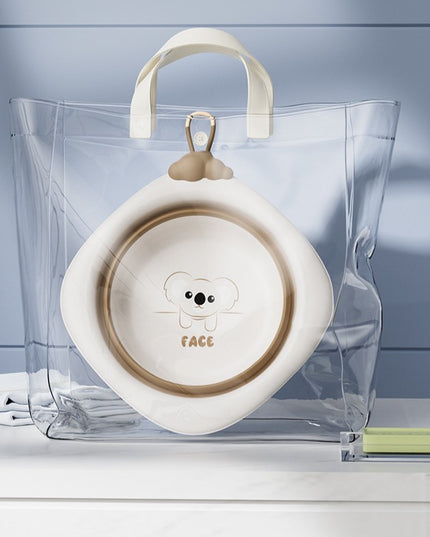 Cada Pliabila pentru Baie pentru Copii, Cadita pentru Bebelusi, Model Romb pentru Fata Koala