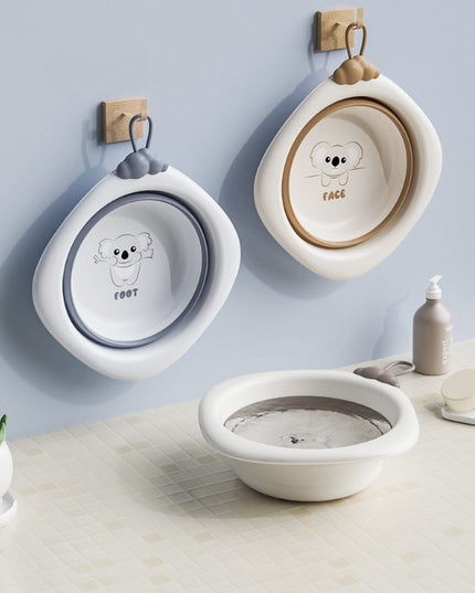 Cada Pliabila pentru Baie pentru Copii, Cadita pentru Bebelusi, Model Romb pentru Picioare Koala