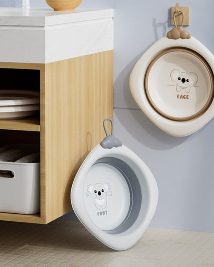 Cada Pliabila pentru Baie pentru Copii, Cadita pentru Bebelusi, Model Romb pentru Picioare Koala