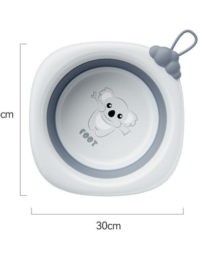 Cada Pliabila pentru Baie pentru Copii, Cadita pentru Bebelusi, Model Romb pentru Picioare Koala