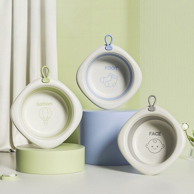 Cada Pliabila pentru Baie pentru Copii, Cadita pentru Bebelusi, Model Romb pentru Picioare