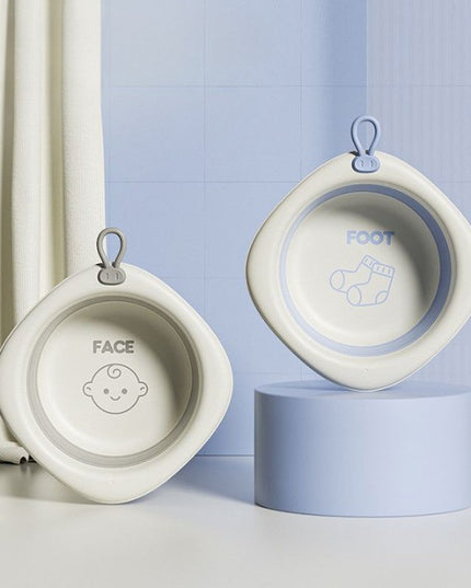 Cada Pliabila pentru Baie pentru Copii, Cadita pentru Bebelusi, Model Romb pentru Picioare