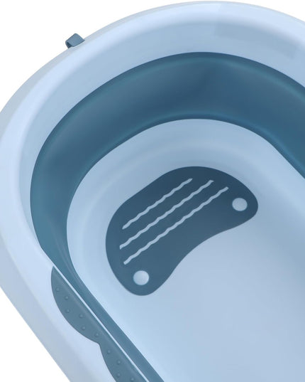 Cada de Baie, pentru Copii 0 luni - 6 Ani, cu Termometru, Pliabila, Perna Suport Inclusa, din Plastic