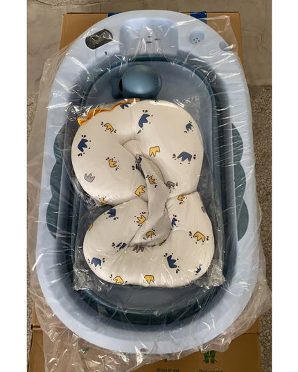 Cada de Baie, pentru Copii 0 luni - 6 Ani, cu Termometru, Pliabila, Perna Suport Inclusa, din Plastic