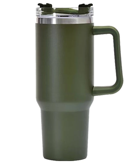 Cana Termos din Plastic, pentru Bauturi Calde si Reci, cu Maner