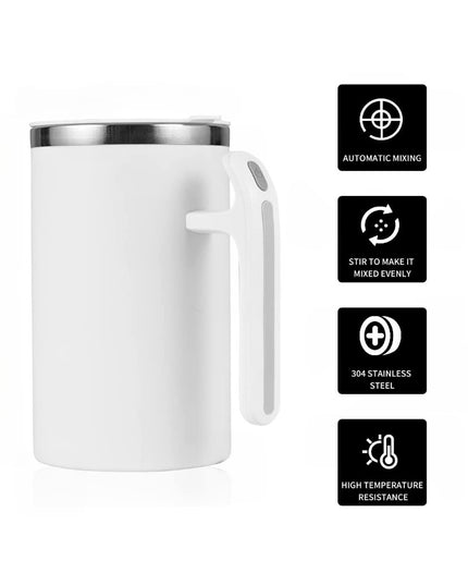 Cana portabila cu mixer incorporat, pe baterii, 380 ml