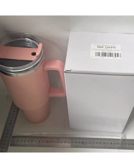 Cana Termos din Plastic, pentru Bauturi Calde si Reci, cu Maner