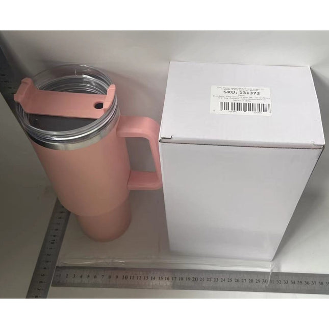 Cana Termos din Plastic, pentru Bauturi Calde si Reci, cu Maner