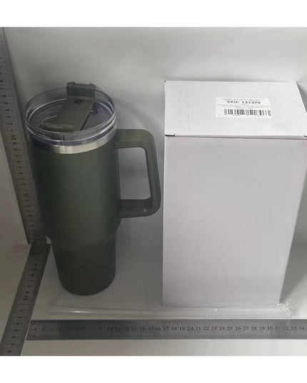 Cana Termos din Plastic, pentru Bauturi Calde si Reci, cu Maner