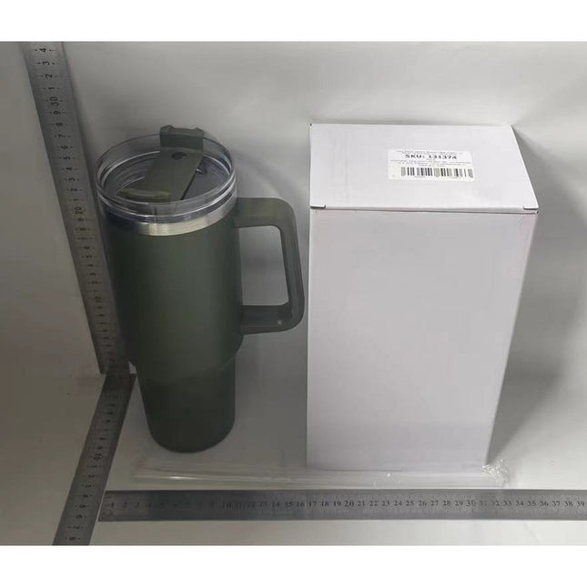 Cana Termos din Plastic, pentru Bauturi Calde si Reci, cu Maner