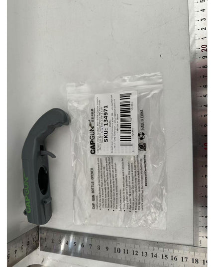 Deschizator de sticle, Model Pistol, Plastic, ABS, pentru Dopuri Metalice, 13 x 6 x 3.7 cm